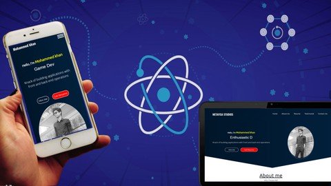 The Ultimate React JS responsive portfolio course